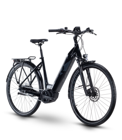 Raymon CityRay E 7.0 CB mono 26"/28", black/d.grey, PW-CE i500Wh