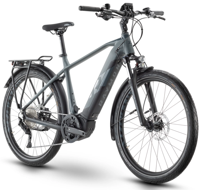 Raymon TourRay E 6.0 herre S 27,5", black/d.grey, PW-ST i500Wh 