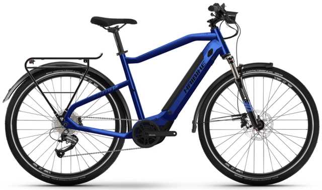 Haibike Trekking 4 herre S 27.5", YSTS i500Wh, Blue/Black 