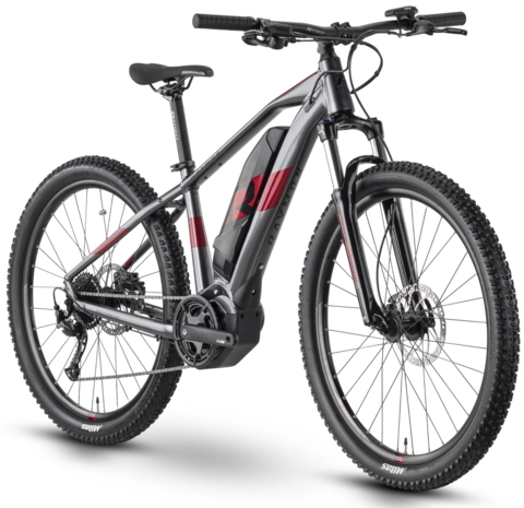 Raymon HardRay E 3.0 27,5", anthrazit/d.red, PW-TE 500Wh