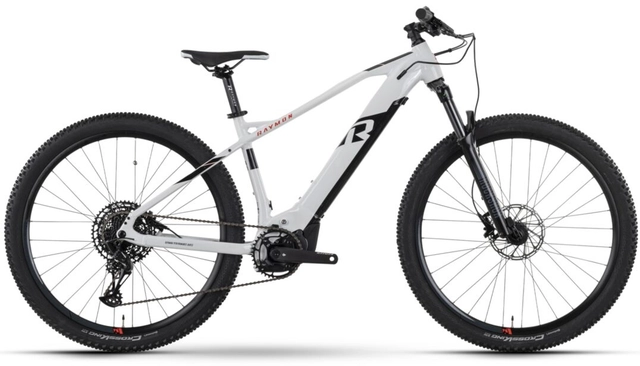 Raymon HardRay E 7.0 L 29", white/black/b.red, PW-X3 i630Wh 