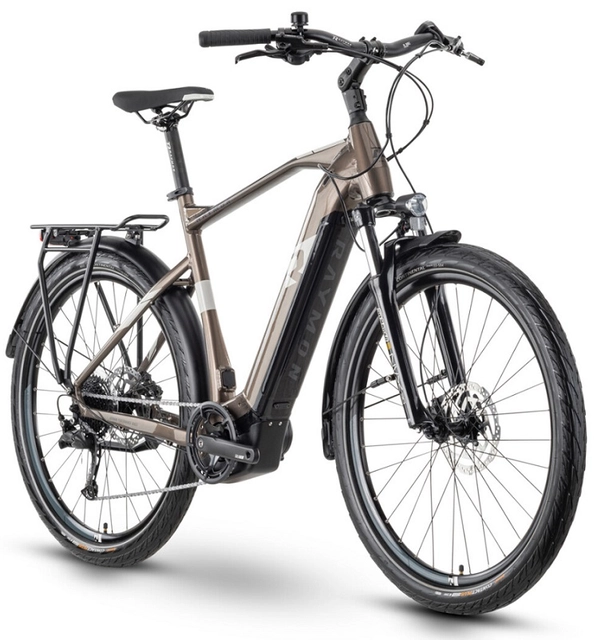 Raymon TourRay E 5.0 herre S 27,5", stone/l.grey/black, PW-TE i500Wh 