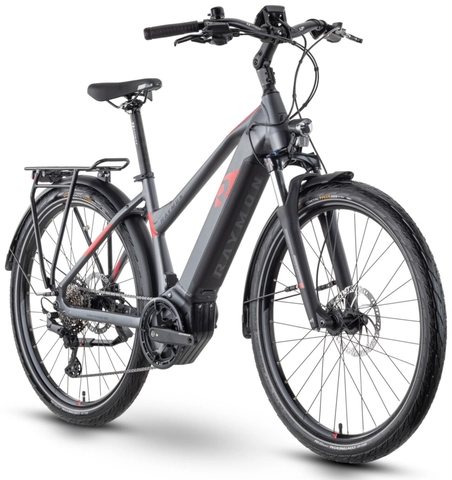 Raymon TourRay E 6.0 mix 27,5", anthrazit/red/black, PW-ST 630Wh