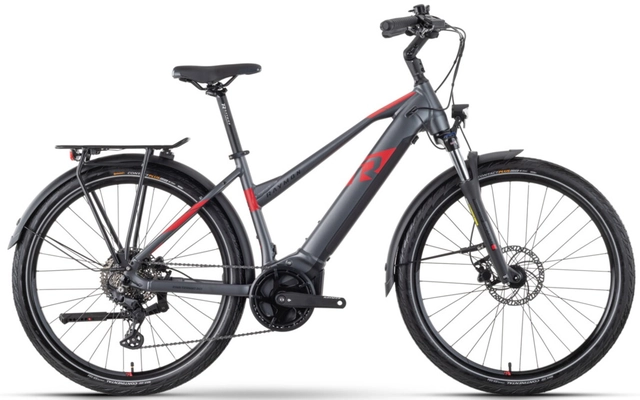 Raymon TourRay E 6.0 mix XS 27,5", anthrazit/red/black, PW-ST 630Wh 