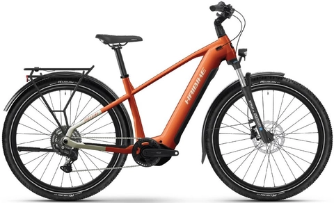 Haibike Trekking 4 herre 27.5'',Orange/Silver,YS2S,720Wh