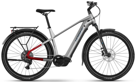 Haibike Trekking 7 herre 27.5'',Grey/Red/Blue,BCXK,800Wh