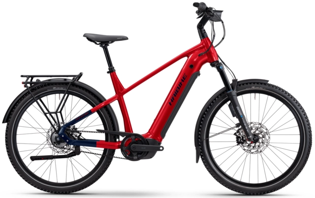 Haibike Trekking 9 ABS herre S 27.5'',Red/Blue,BCXK,800Wh 