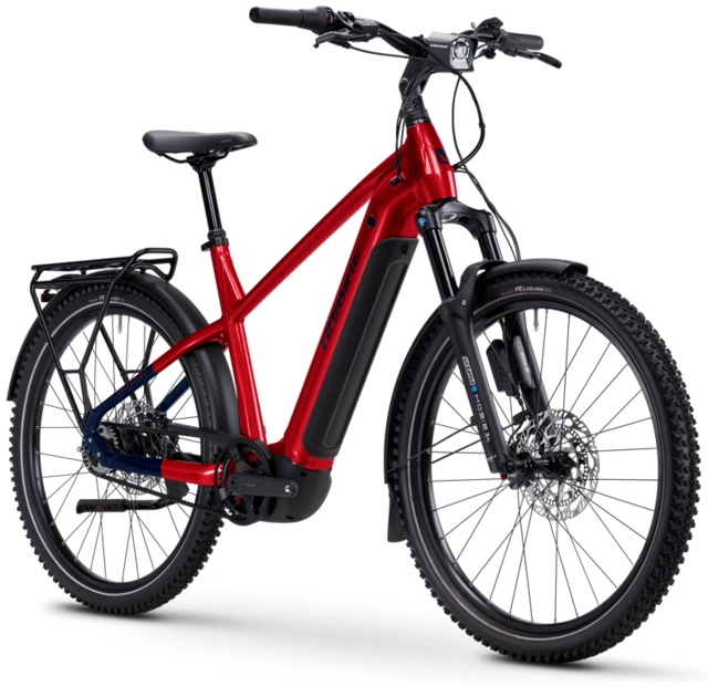 Haibike Trekking 9 ABS herre S 27.5'',Red/Blue,BCXK,800Wh 