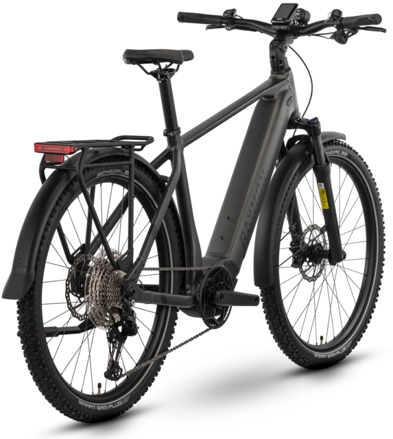 Raymon Tourray Pro 800 herre S 27.5",kalmatarey/blk/terra, PW-S2, 800Wh 