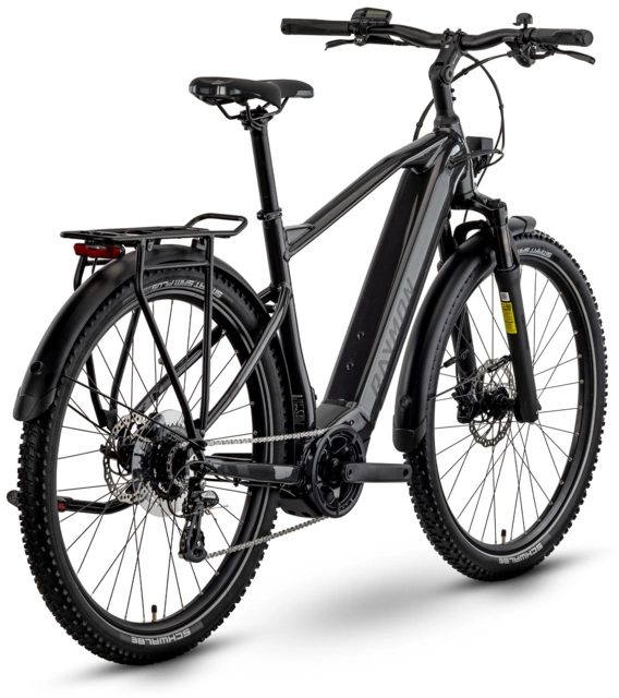 Raymon Tourray Select herre L 27.5", anthracit/black, PW-S, 630Wh 