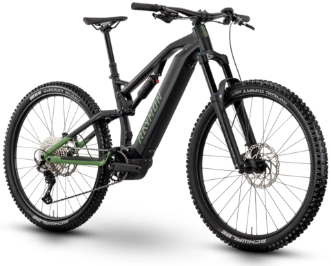 Raymon Trailray 150 29", black/green/citron, PW-X3, 720Wh