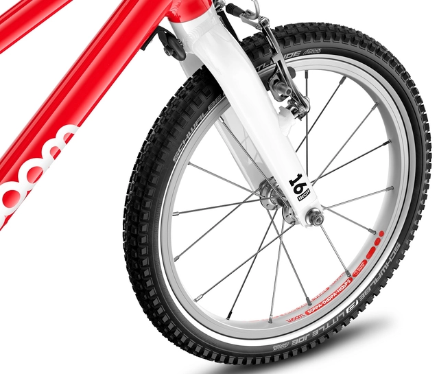 Woom Go 3 Automagic 16" Woom Red 6,1kg, 4-6 år, 105-120cm 