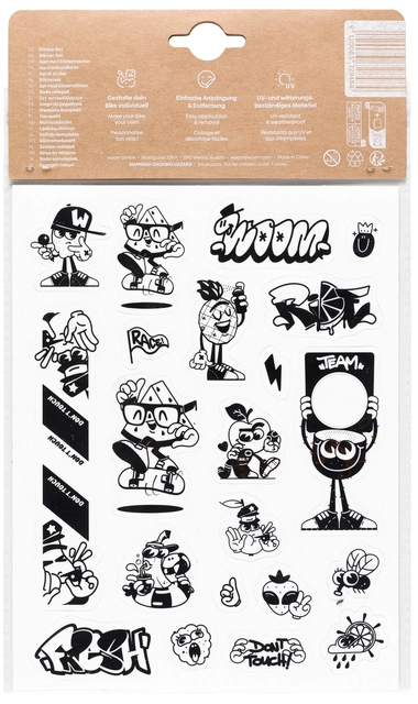 Woom Stickers Rolling Rebels 