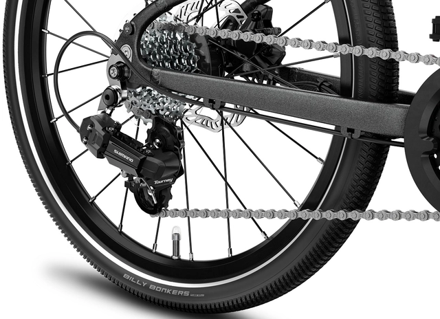 Woom Explore 4 20" Woom Red 7,8kg, 6-8 år, 115-130cm 