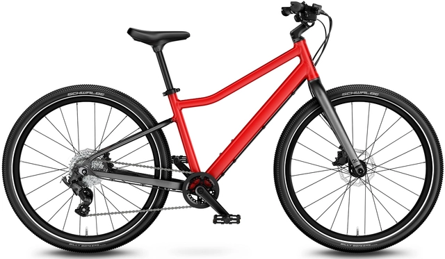 Woom Explore 5 24" Woom Red 9kg, 7-11 år, 125-145cm 