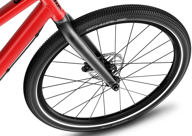 Woom Explore 5 24" Woom Red 9kg, 7-11 år, 125-145cm 