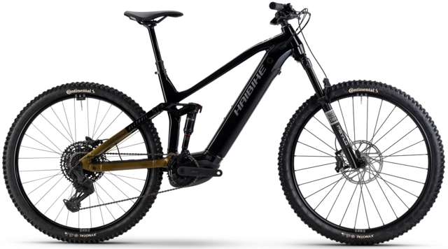 Haibike AllTrail 10 S 27.5'', Black/Gold/Grey, BCXK, 800Wh 