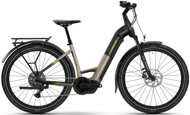 Haibike Trekking 4 mono L 27,5", Sand/Lime, BCXK, 600Wh 
