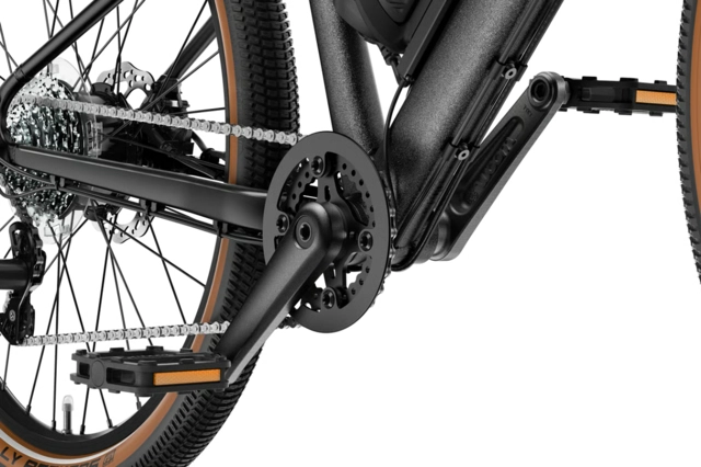 Woom Explore E 5 24" Graphite Grey 13,1kg, 7-11 år, 125-145cm 