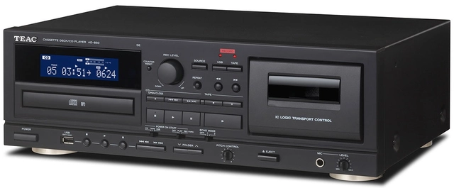 TEAC AD-850-SE CD/Cassette/USB Black 