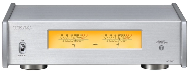 TEAC AP-507 Stereo Power Amplifier Silver 