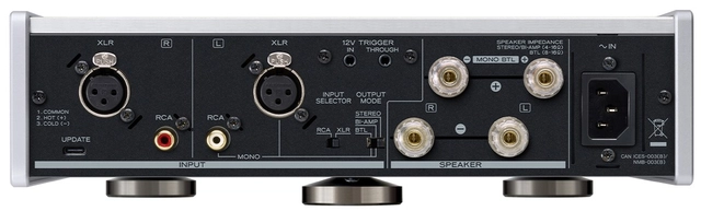 TEAC AP-507 Stereo Power Amplifier Silver 