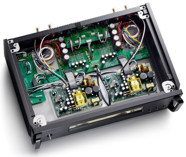 TEAC AP-701 Stereo Power Amplifier Silver 