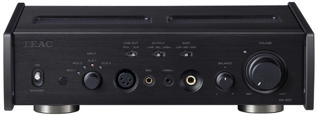 TEAC HA-507 Headphone and Preamplifier Black 