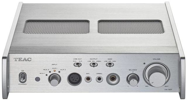 TEAC HA-507 Headphone and Preamplifier Silver 