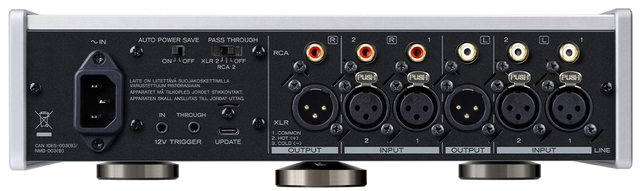 TEAC HA-507 Headphone and Preamplifier Silver 