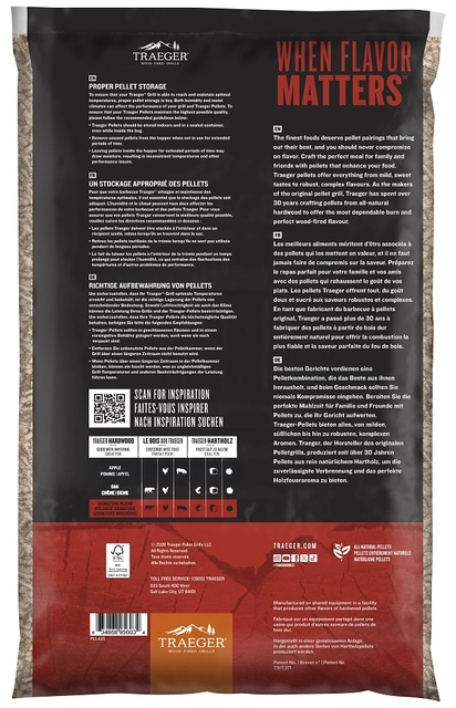 Traeger FSC Signature Blend Pellets Or/ Lønn/Kirsebær 
