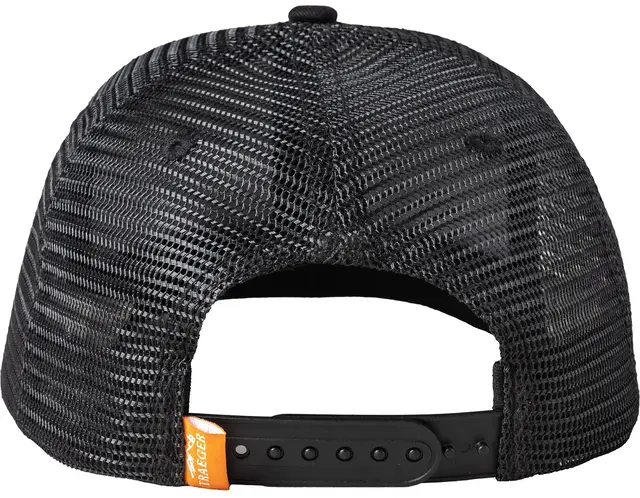 Traeger Branded 7-panel Cap Black w/patch logo 