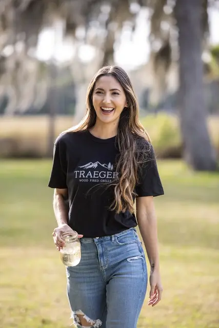 Traeger Branded Logo SS Tee Black - L 