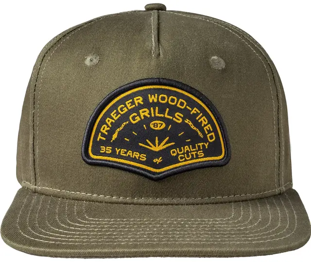 Traeger Trading Post 7-panel Cap Green w/patch 