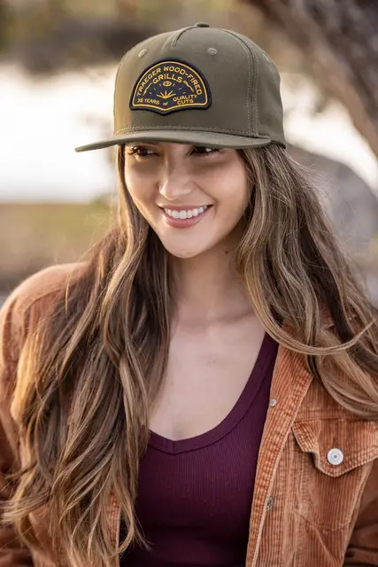 Traeger Trading Post 7-panel Cap Green w/patch 