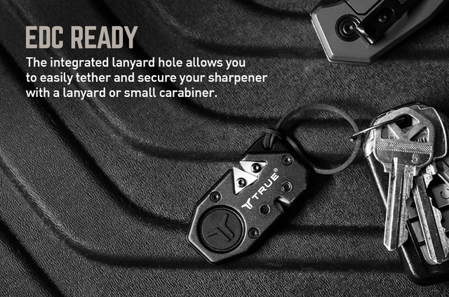 True Mycro Knife Sharpener Black 