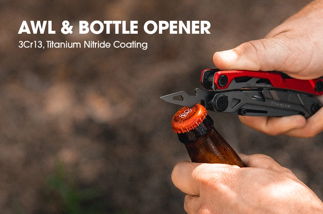 True Ti Pocket Multi-tool Red 