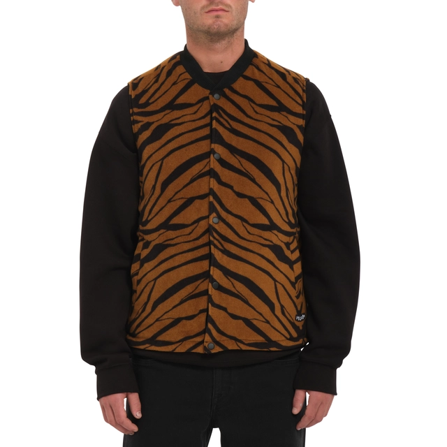 Volcom Bowered Vest Bitter Chocolate - M 