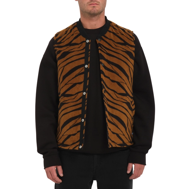 Volcom Bowered Vest Bitter Chocolate - M 