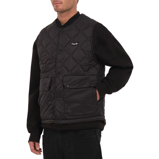 Volcom Bowered Vest Bitter Chocolate - M 