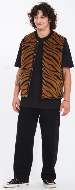 Volcom Bowered Vest Bitter Chocolate - M 