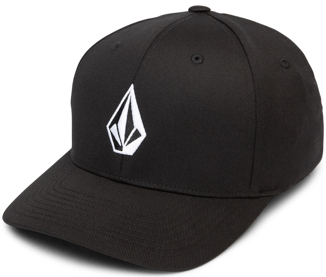 Volcom Full Stone Flexfit Hat Black - L/XL 