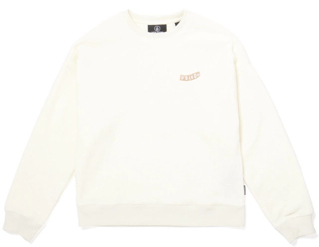 Volcom Too Kool Crew Dirty White - XL/14år 