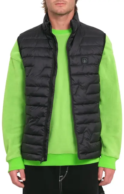 Volcom Weestone Puff Vest Black - M 
