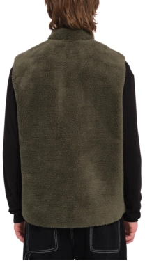 Volcom Muzzer Fuzzar Vest Wintermoss - XS 