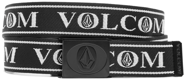 Volcom Oh Stone Web Belt Black - One Size 