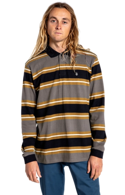 Volcom Hasley Polo LS Black - S 