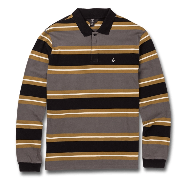 Volcom Hasley Polo LS Black - S 