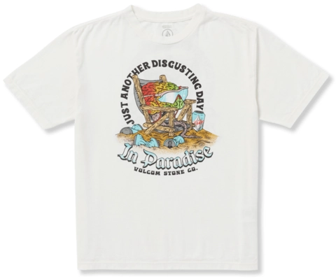 Volcom Skate Vitals Collin P SS Tee Off White - S