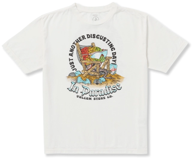 Volcom Skate Vitals Collin P SS Tee Off White - S 